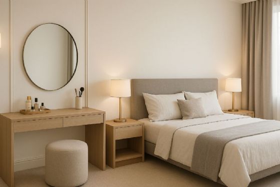 化妝台設計與高度規劃：從尺寸、燈光到收納一次到位